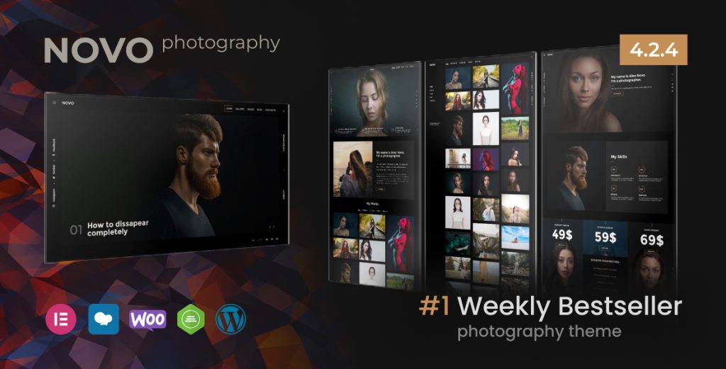 Novo Photography WordPress Theme