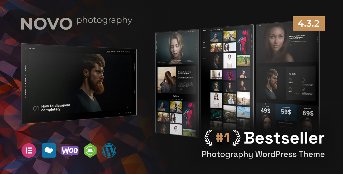 Novo Photography WordPress Theme