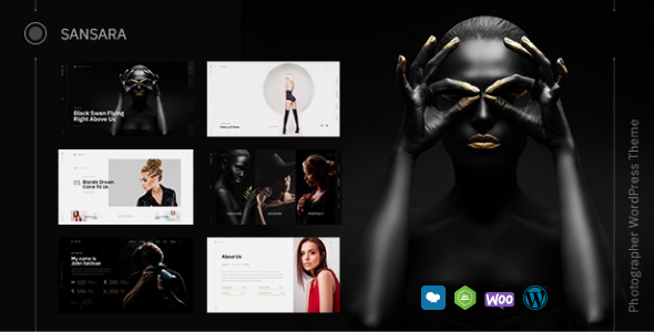 Sansara Photography WordPress theme