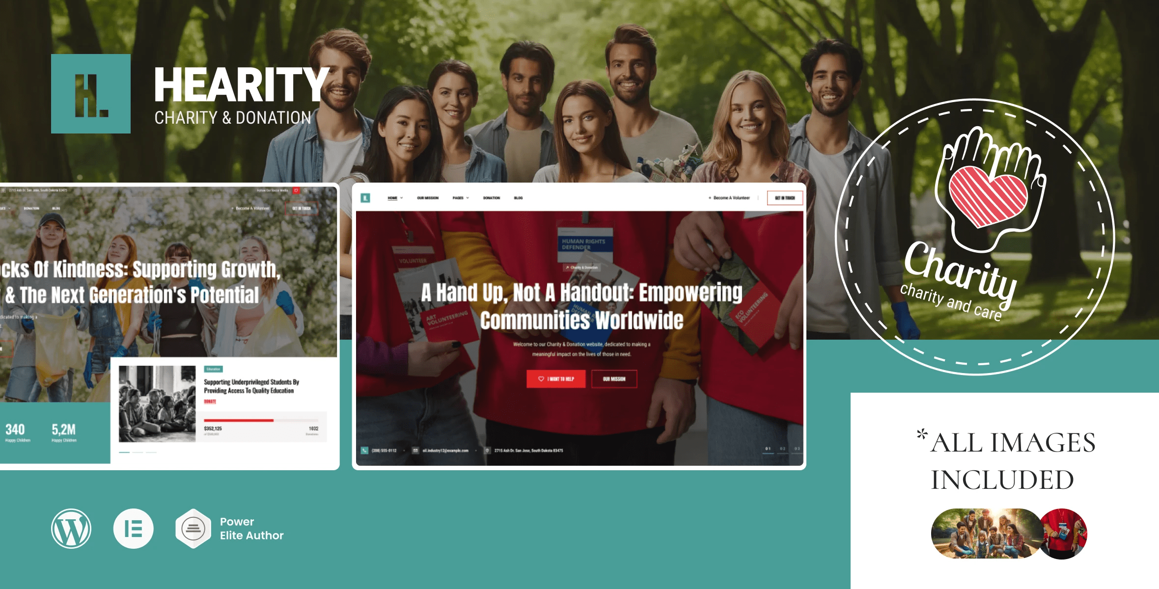 Hearity WordPress Theme