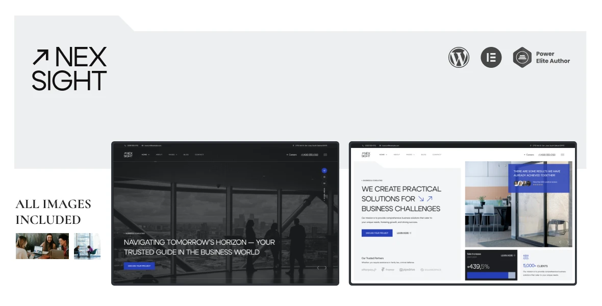Nexsight - Business & Finance Company WordPress Theme